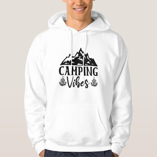 kampeer sfeer hoodie (Voorkant)