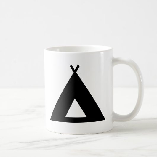 Kampeer tent koffiemok (Rechts)