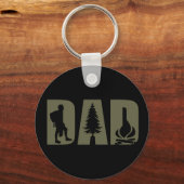 kampeer vader sleutelhanger (Voorkant)