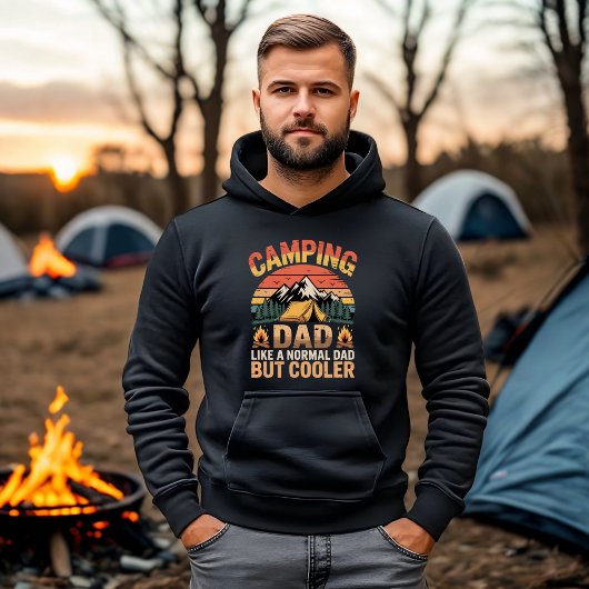 Kampeer vader zoals een normale vader maar cooler  hoodie