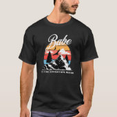 Kampeer vrijgezellenbruid Rustieke Buiten Trouwfee T-shirt (Voorkant)