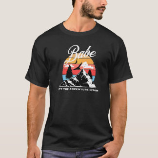 Kampeer vrijgezellenfeest Bruid Rustieke Buiten Hu T-shirt