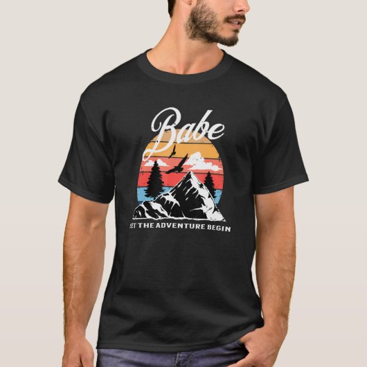 Kampeer vrijgezellenfeest bruid rustieke buitenbru t-shirt (Voorkant)