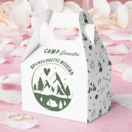 Kampeer vrijgezellenfeest Camping Bach Weekend Bedankdoosjes