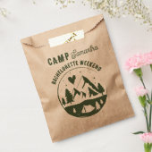 Kampeer vrijgezellenfeest Camping Bach Weekend Bedankzakje (Gezegeld)