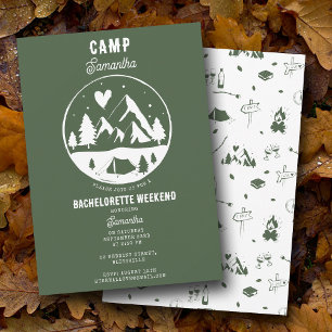 Kampeer vrijgezellenfeest Camping Bach Weekend Kaart