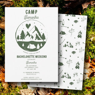 Kampeer vrijgezellenfeest Camping Bach Weekend Kaart