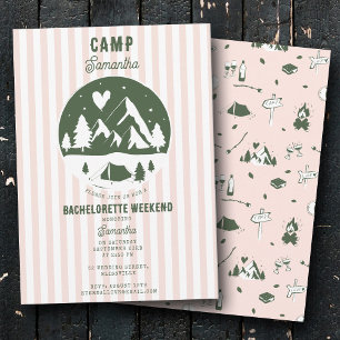Kampeer vrijgezellenfeest Camping Bach Weekend Roz Kaart