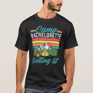 Kampeer vrijgezellenfeest Verloving Bruidsfeest Ma T-shirt