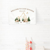Kampeer vrijgezellenweekend avontuur spandoek (Insitu)