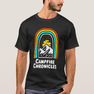 Kampeer vuur kronieken Wilde kampeerterreinen Outd T-shirt