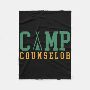 Kampeer Zomer Kamp Counselor Personeel Directeur K Fleece Deken