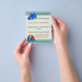 Kampeeractiviteit Onder De Sterren Flyer (Hand)