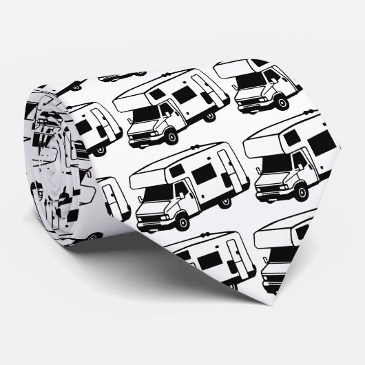 kampeerauto stropdas (Opgerold)