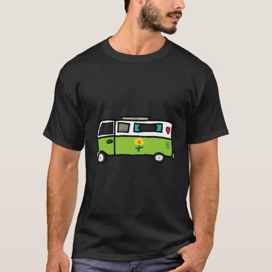 kampeerauto t-shirt (Voorkant)