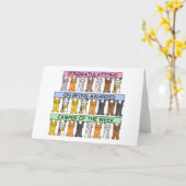 Kampeerauto van de Gelukwensen van de Week Kaart (Gele Bloem)