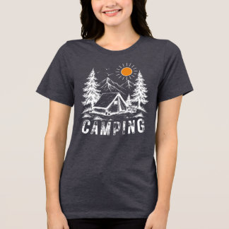 kampeeravontuur | Bergen, Tent & Natuur Tri-Blend Shirt