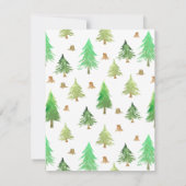 Kampeerbadges en pictogrammen | Geboortdag Dank u  RSVP Kaartje (Achterkant)