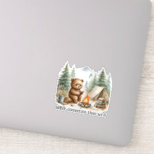Kampeerbeer Sticker