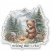 Kampeerbeer Sticker (Voorkant)