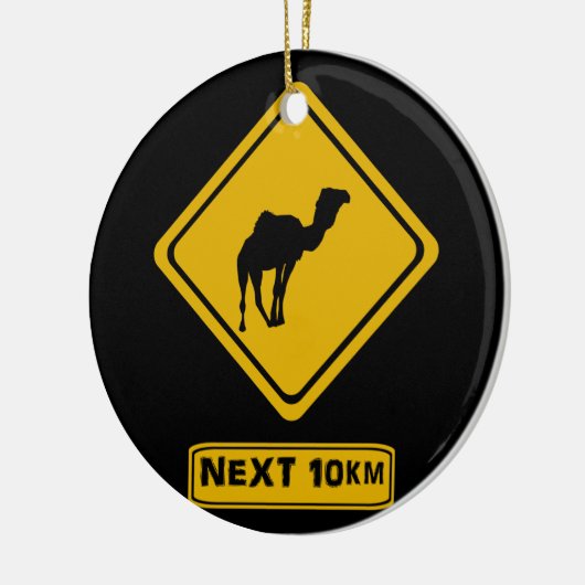 kampeerbord keramisch ornament (Links)