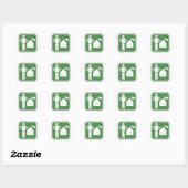  kampeerbord ronde sticker (Vel)