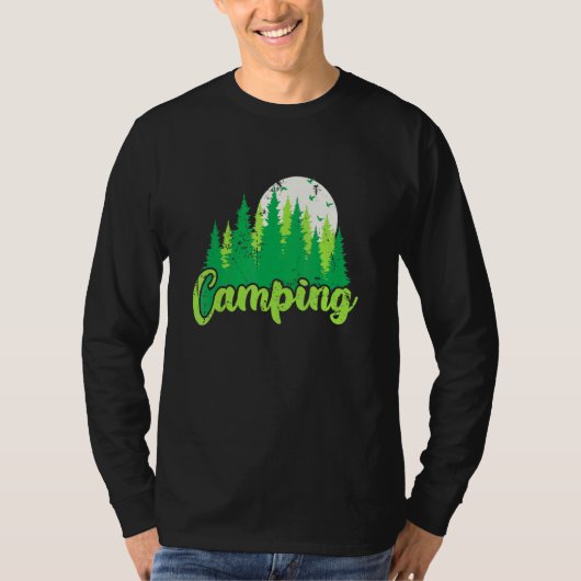 Kampeerbos Kamperen T-shirt (Voorkant)