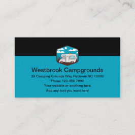 Kampeercampings Moderne Visitekaartjes