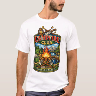 Kampeerclub Leuke Kampeer- en Outdooravontuur T-shirt