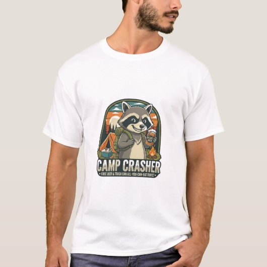 Kampeerder Rampspoed T-shirt (Voorkant)