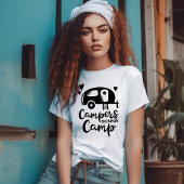 Kampeerders Gaan Kamperen T-shirt