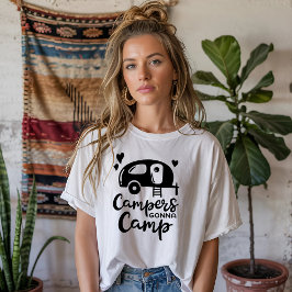 Kampeerders Gaan Kamperen T-shirt