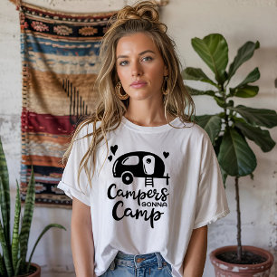 Kampeerders Gaan Kamperen T-shirt
