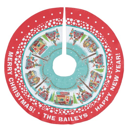 kampeerders kerstboom rok (Voorkant)