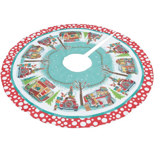  kampeerders kerstboom rok (Gekanteld)