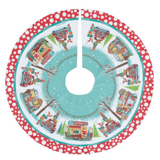 kampeerders kerstboom rok (Voorkant)