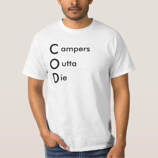 kampeerders uit de buurt t-shirt