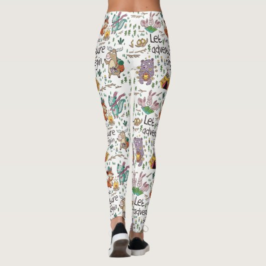 kampeerdieren leggings (Achterkant)