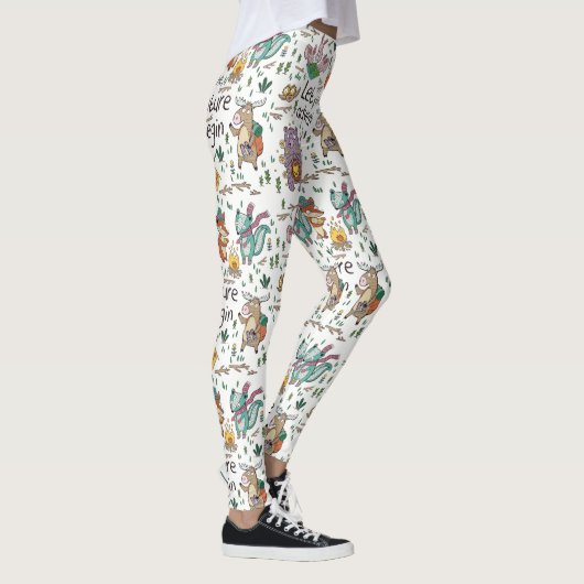 kampeerdieren leggings (Rechts)
