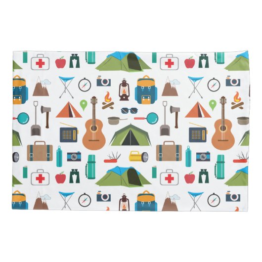 Kampeergewas-pictogrammen Kussensloop (Achterkant)