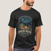 Kampeerhemd voor kampvuurmeesters t-shirt (Voorkant)