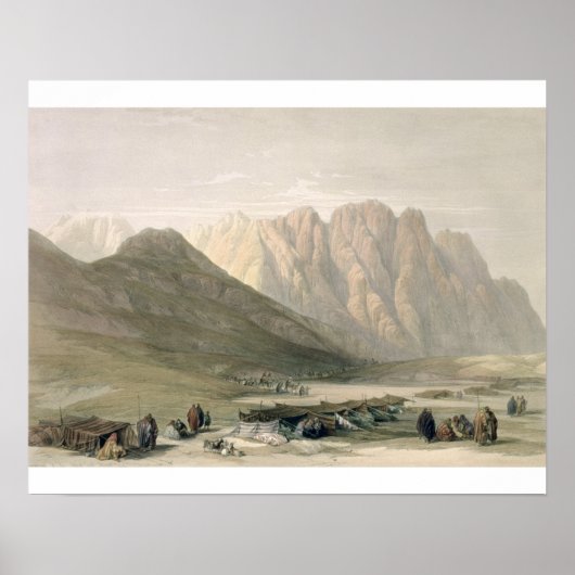 Kampeering van de Aulad-Said, Mount Sinai, februar Poster (Voorkant)