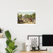 Kampeering van het Britse leger in de Bois de Boul Poster (Thuiskantoor)