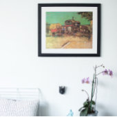 Kampeering van zigeunercaravans door Vincent van G Poster