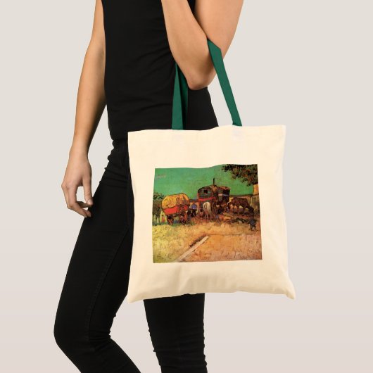 Kampeering van zigeunercaravans door Vincent van G Tote Bag (Voorkant (product))