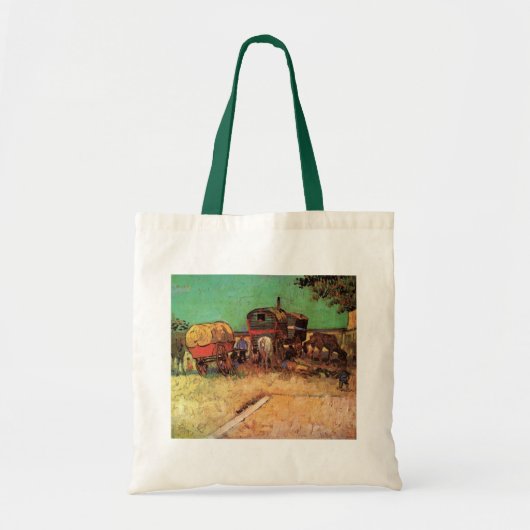Kampeering van zigeunercaravans door Vincent van G Tote Bag (Voorkant)