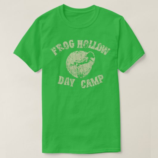 Kampeerkikker Hollow Day Camp 1969 T-shirt (Design voorkant)