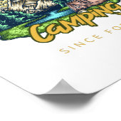 Kampeerlegende sinds altijd  poster (Hoek)