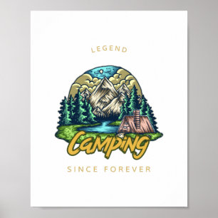 Kampeerlegende sinds altijd  poster