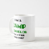 kampeerleider koffiemok (Voorkant links)